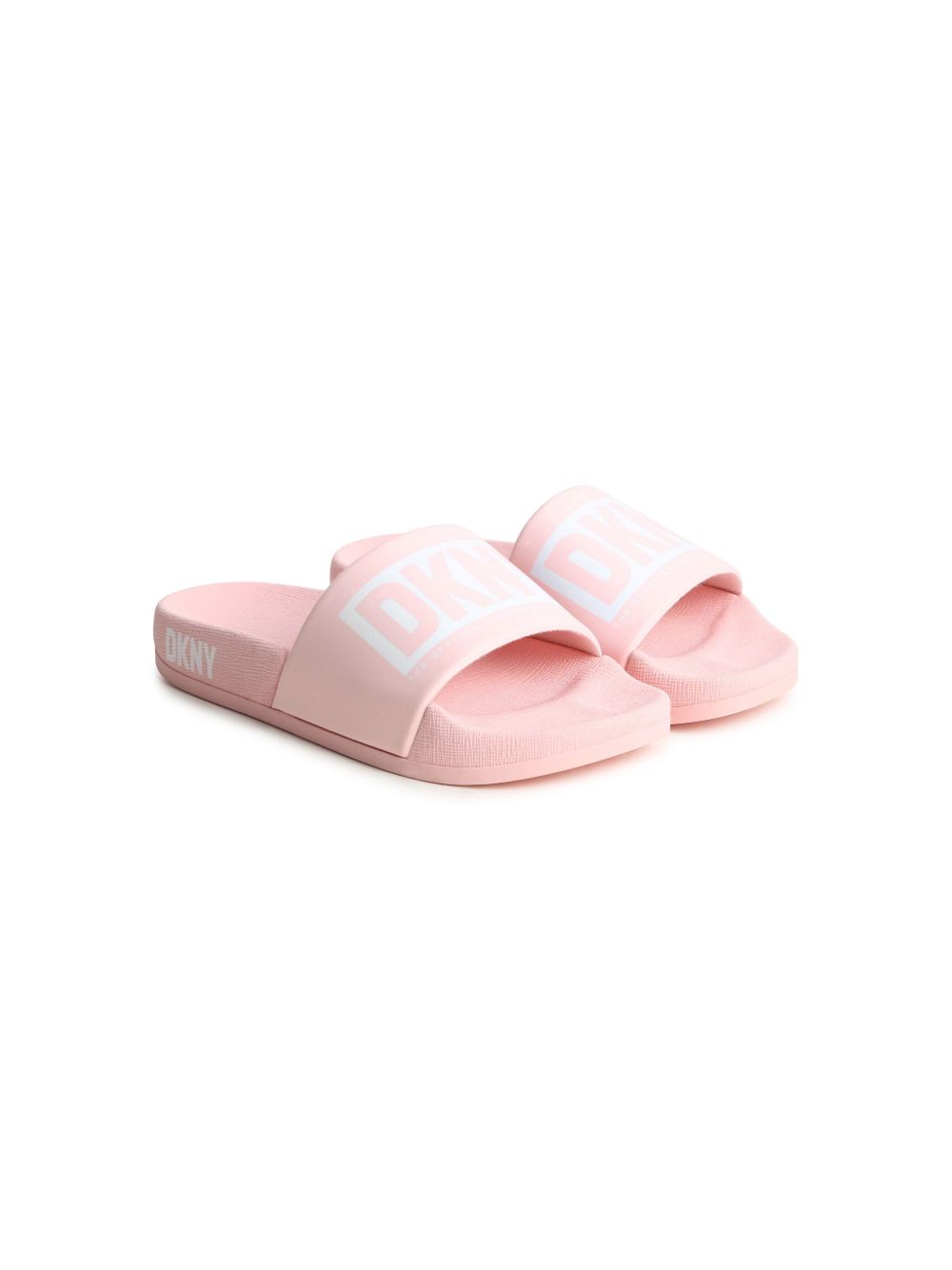 Dkny Kids logo印花防水拖鞋 - 粉色