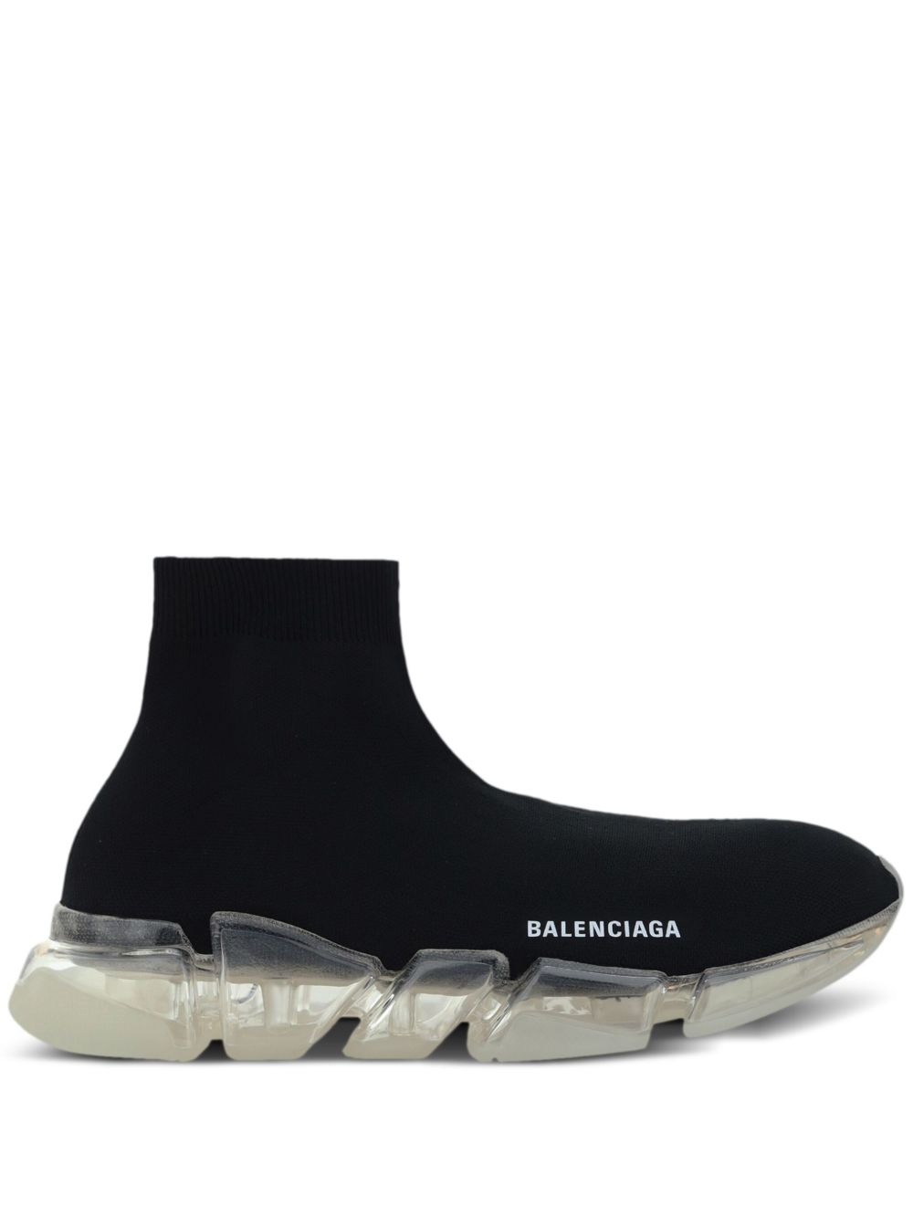 Balenciaga Speed 2.0 环保再生针织运动鞋 - 黑色