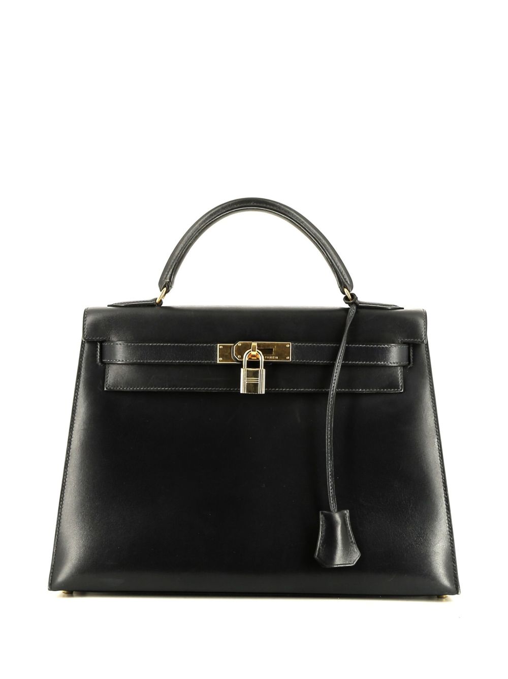 Hermès Pre-Owned Kelly 32 手提包（1997年典藏款） - 蓝色