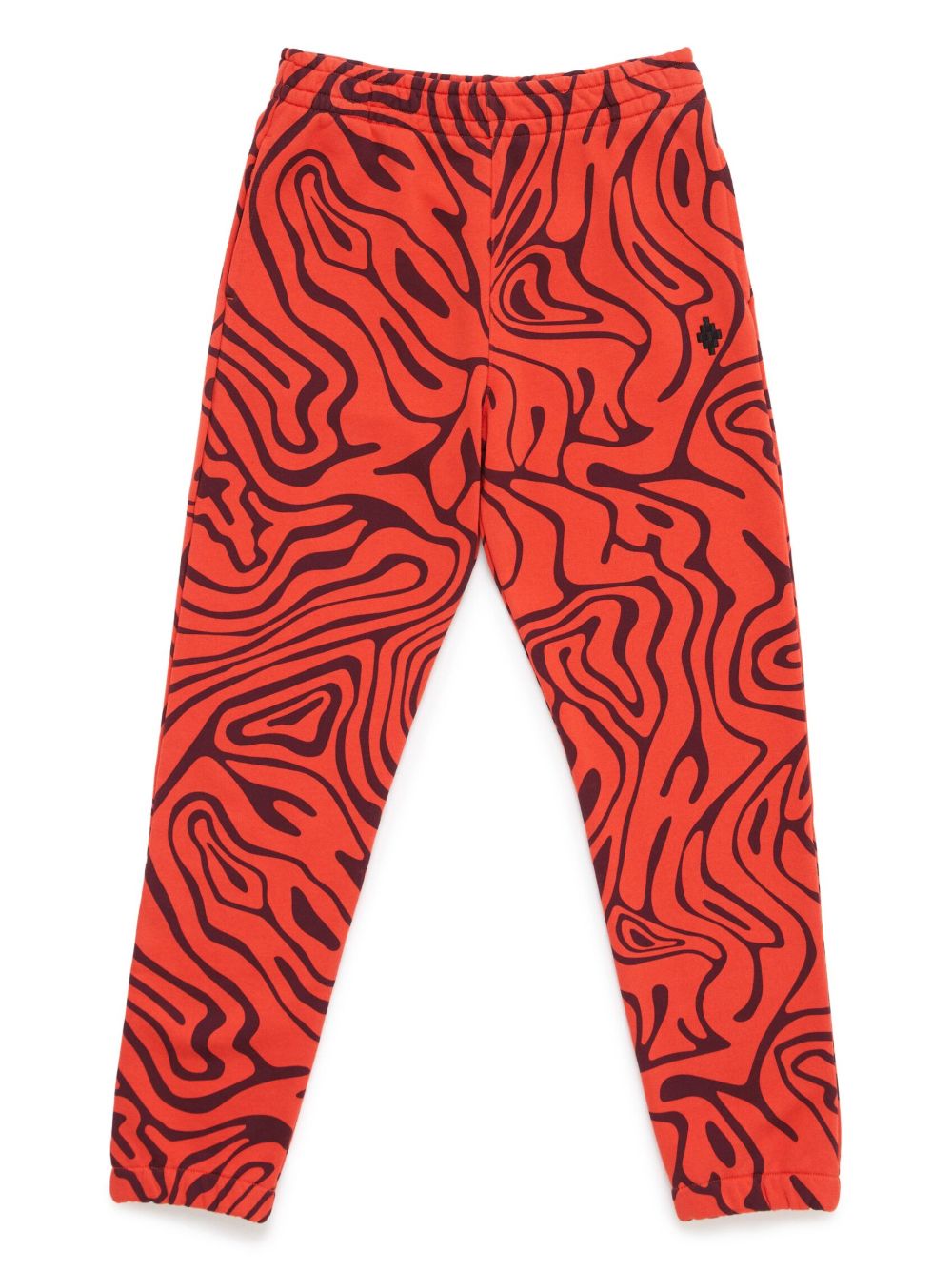 Marcelo Burlon County Of Milan Kids AOP 图案印花运动裤 - 橘色