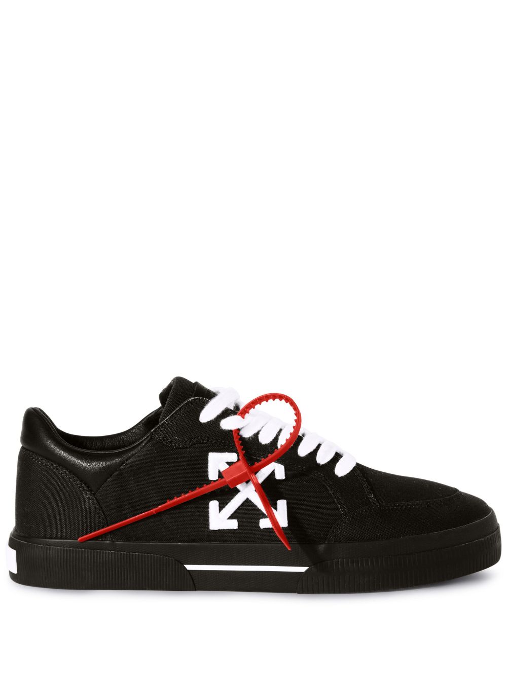Off-White New Low Vulcanized 运动鞋 - 黑色