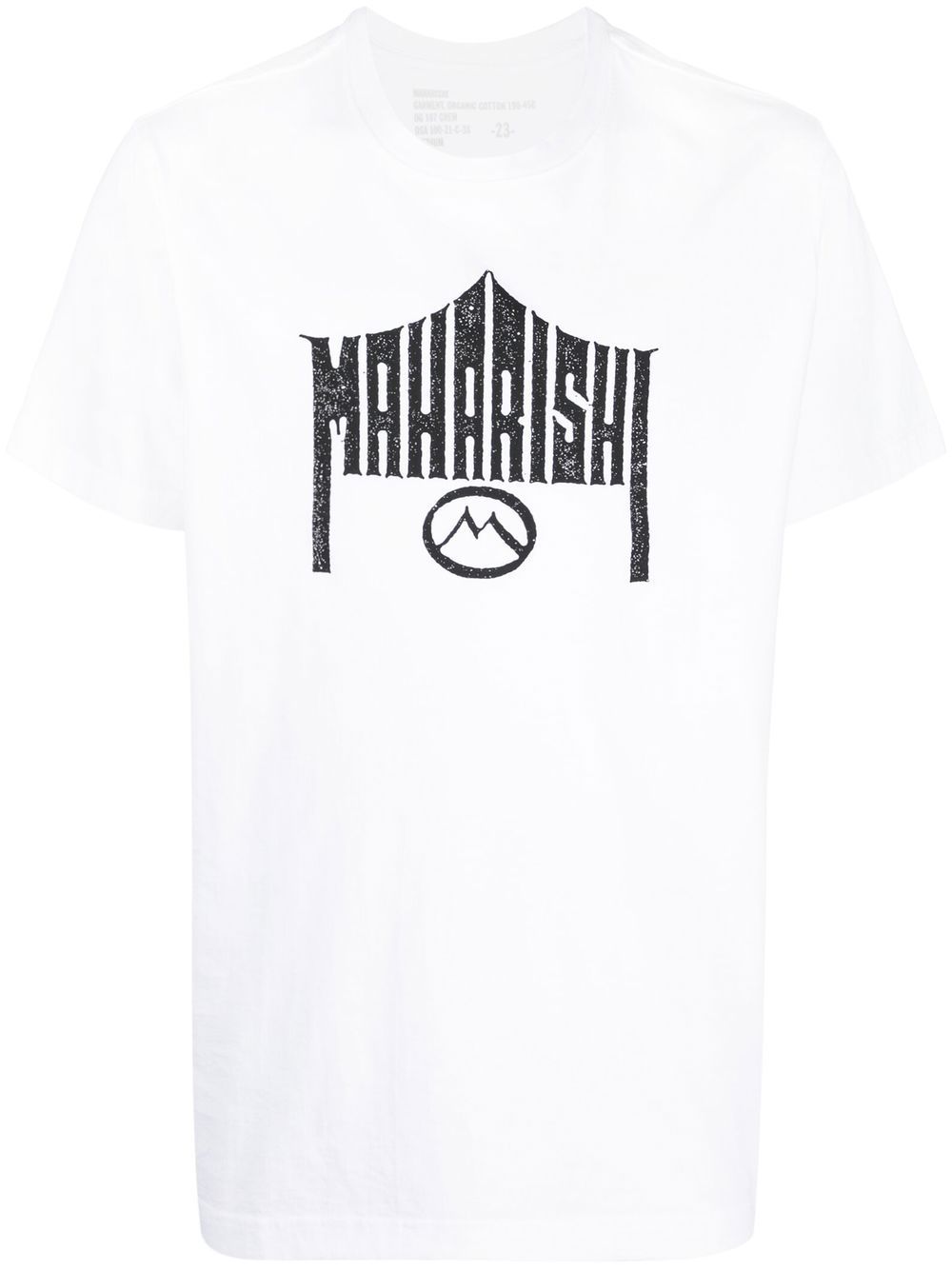 Maharishi logo印花T恤 - 白色