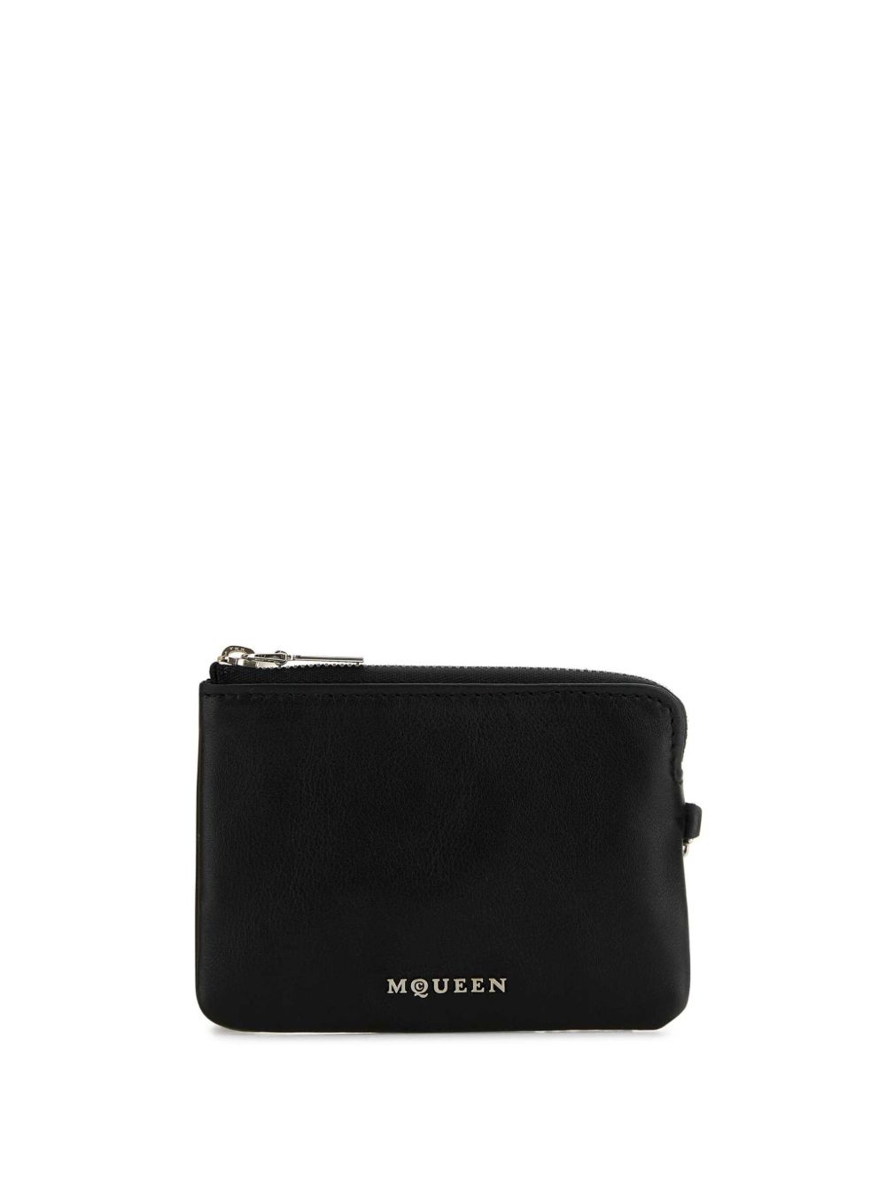 Alexander McQueen logo标牌钱包 - 黑色
