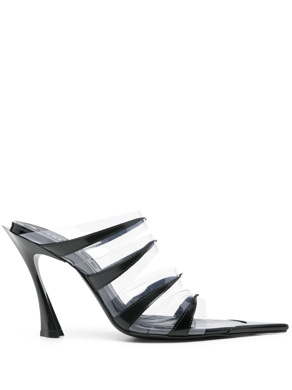 Mugler Fang 高跟凉鞋（9.5厘米） - 白色