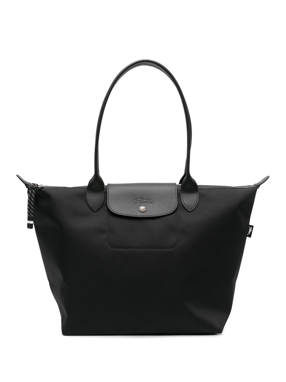 Longchamp Le Pliage Energy 大号帆布托特包 - 黑色