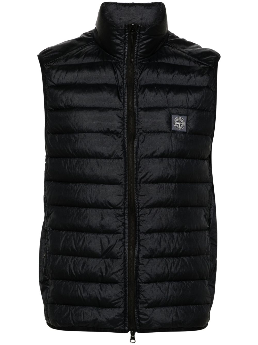 Stone Island Loom Woven Chambers 羽绒马甲 - 蓝色