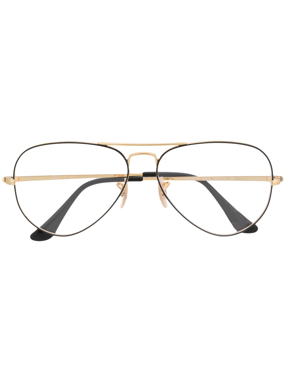Ray-Ban 飞行员眼镜 - 金色