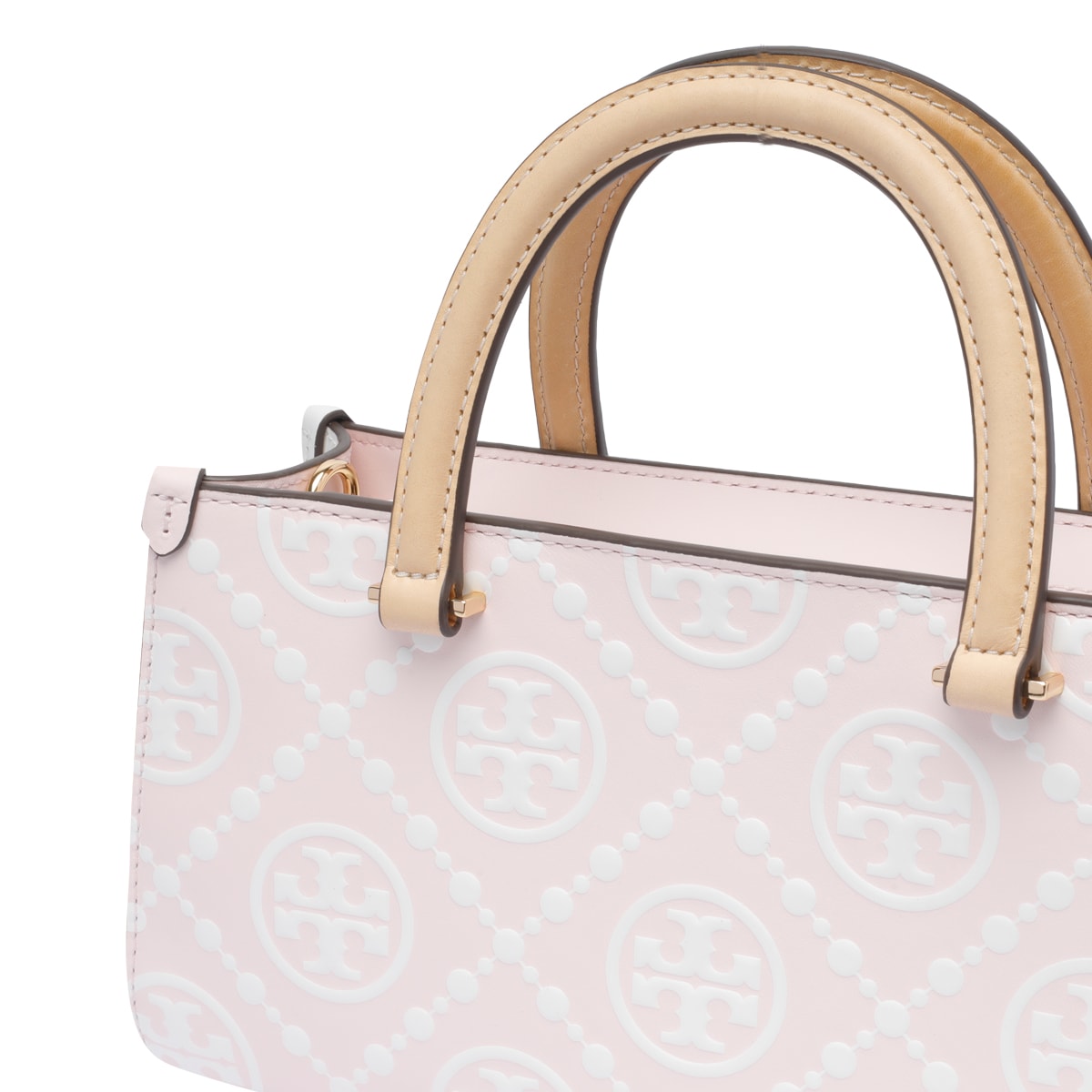 Tory Burch Small T Monogram Contrast Tote Bag