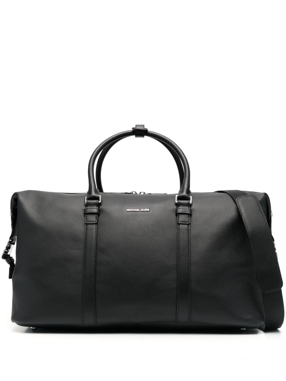 Michael Kors Commuter logo标牌手提旅行袋 - 黑色