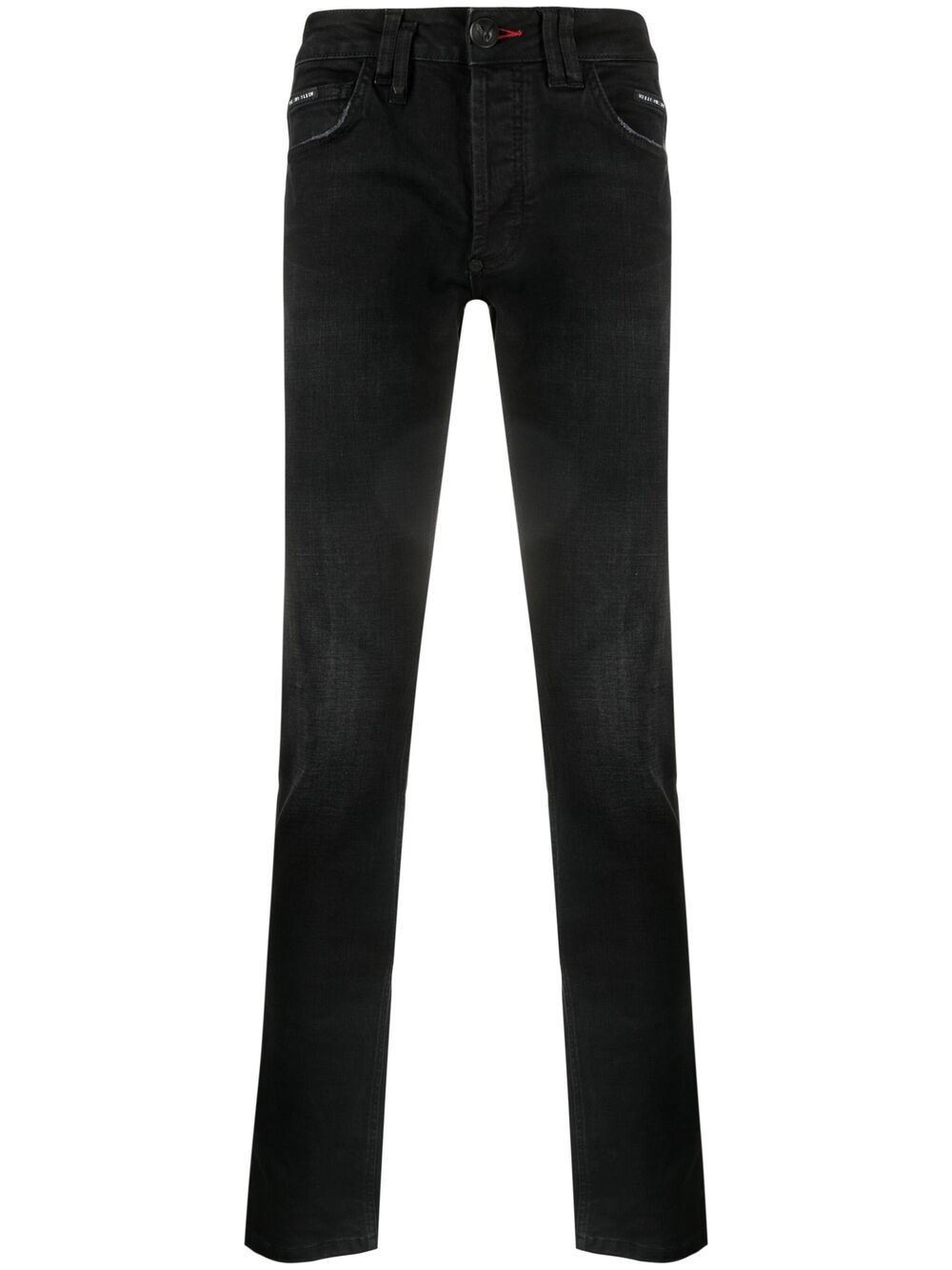 Philipp Plein Super Straight 石洗牛仔裤 - 黑色