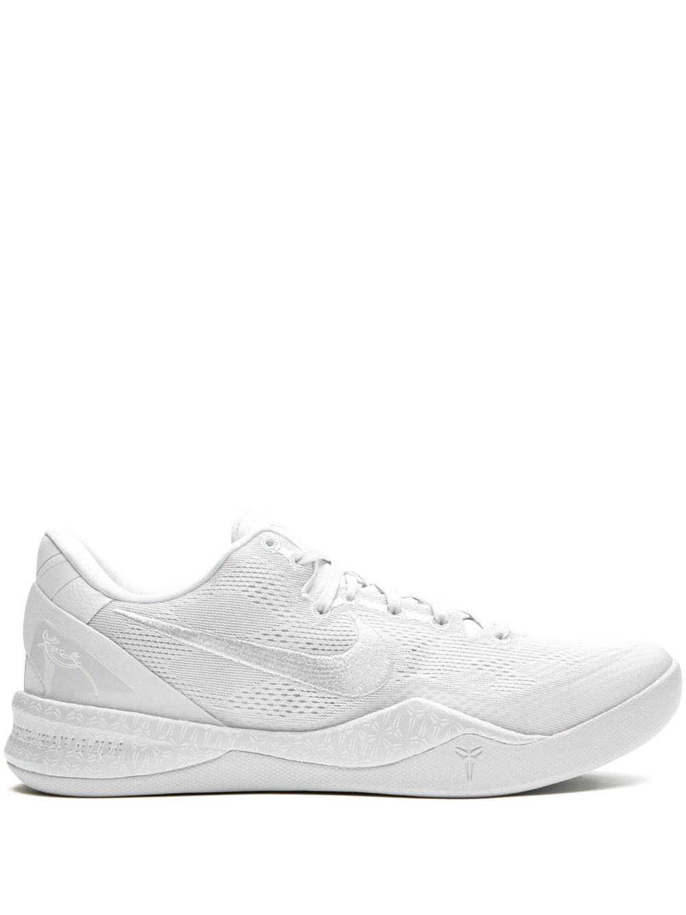 Nike Kobe 8 Protro Triple White 运动鞋 - 白色