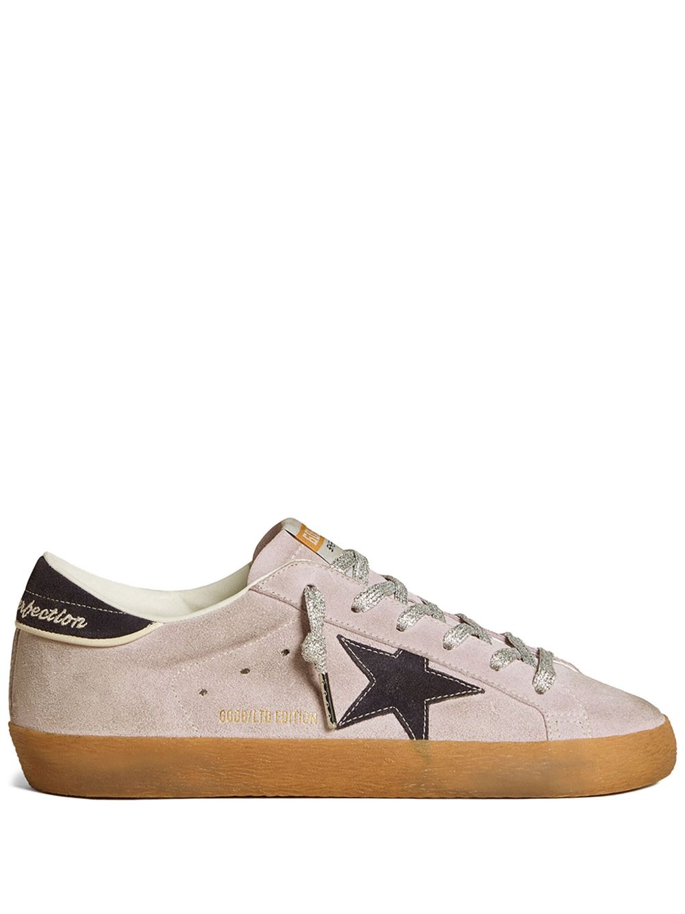Golden Goose Super-Star 皮质运动鞋 - 紫色