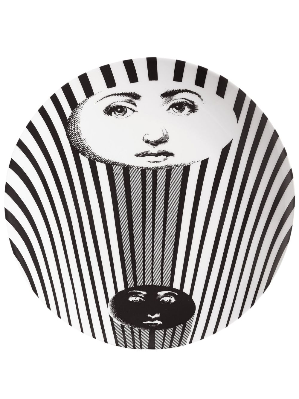 Fornasetti Variazioni n.314 装饰盘 - 黑色