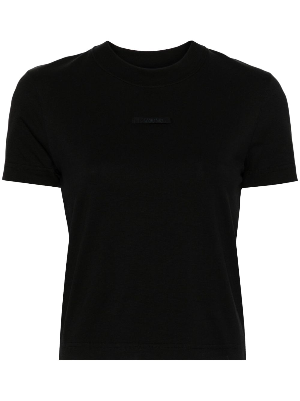 Jacquemus Le T-shirt Gros Grain 上衣 - 黑色