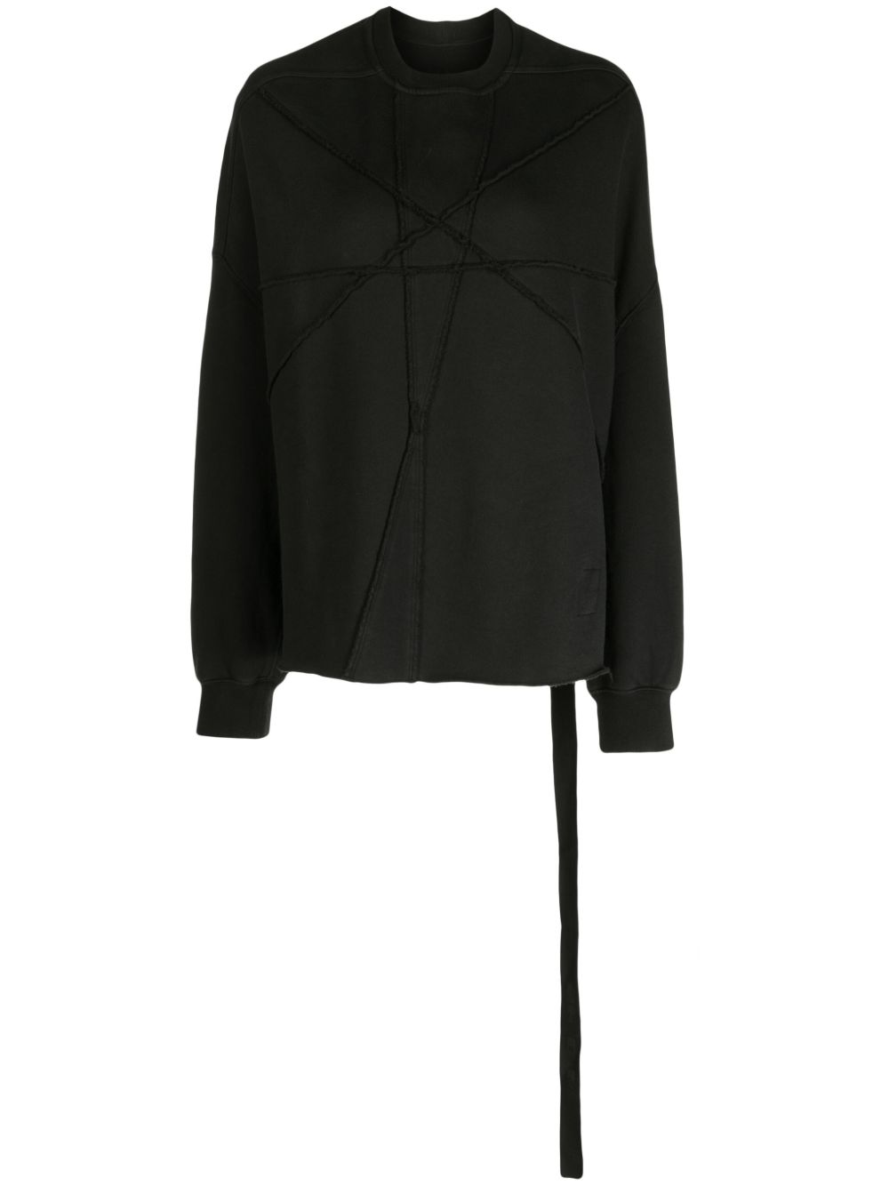 Rick Owens DRKSHDW Crater 棉卫衣 - 黑色