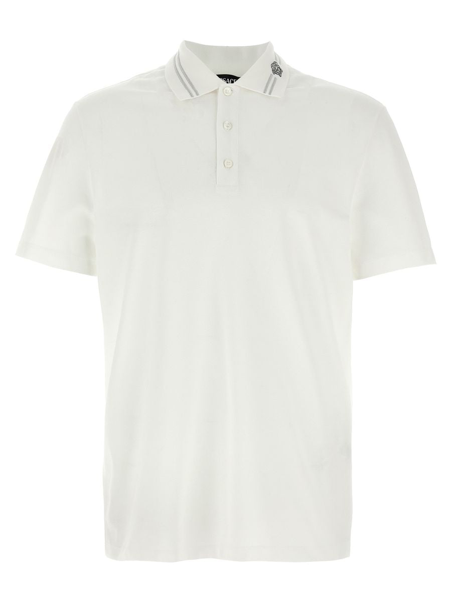 Versace Medusa 棉质Polo衫