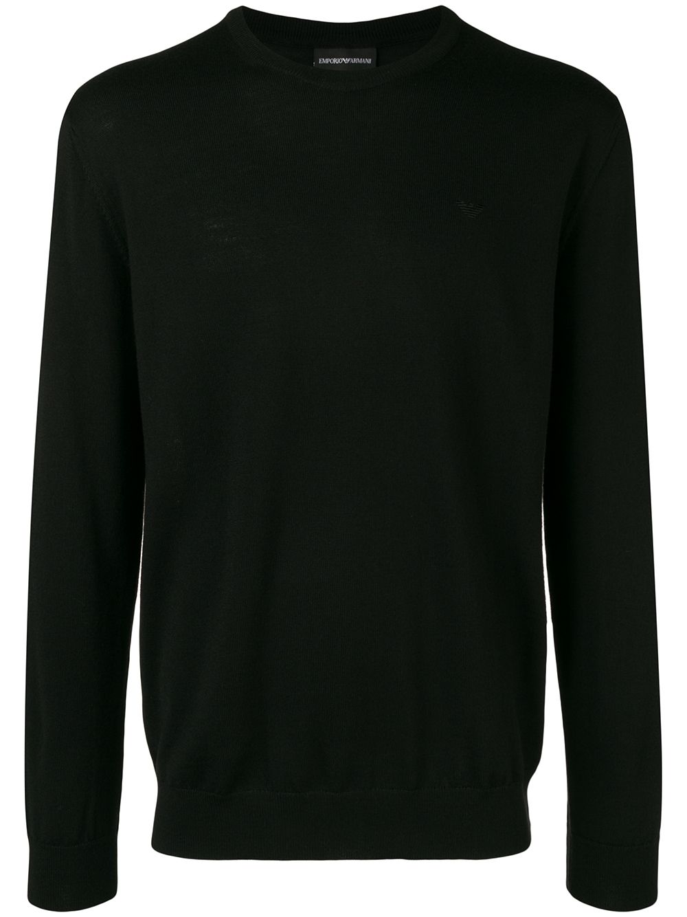 Emporio Armani Crew neck sweater - 黑色