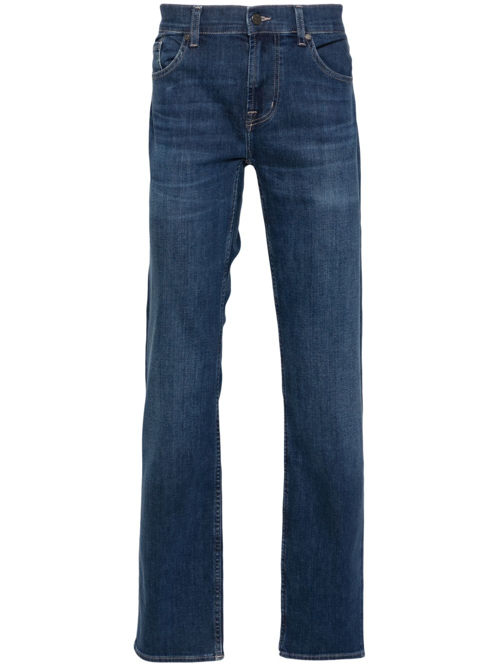 7 For All Mankind Standard 中腰直筒牛仔裤 - 蓝色