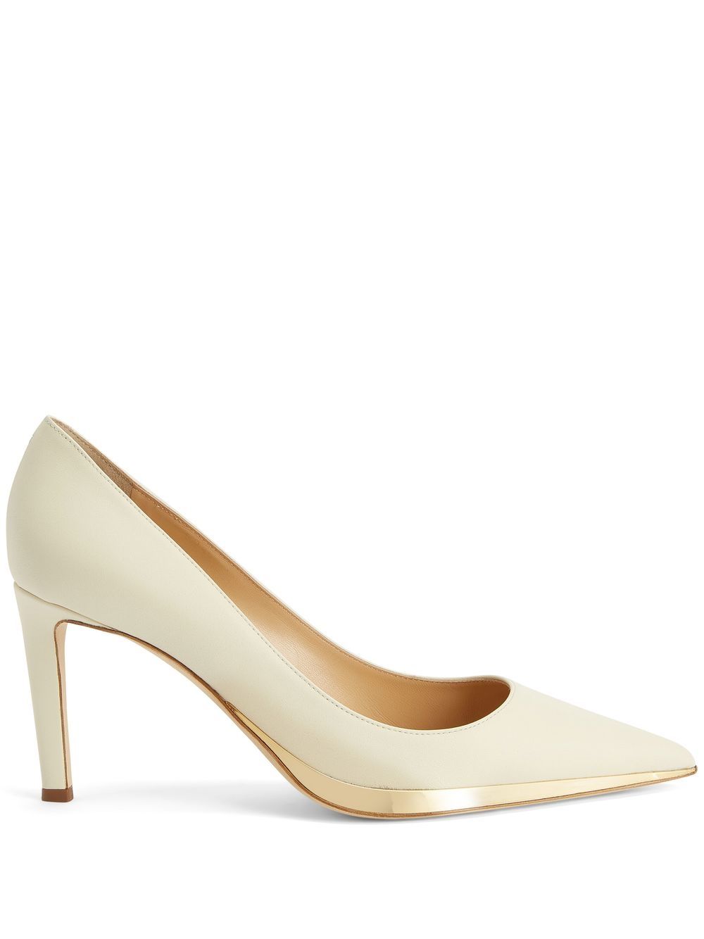 Giuseppe Zanotti Virgyn 皮质高跟鞋 - 白色