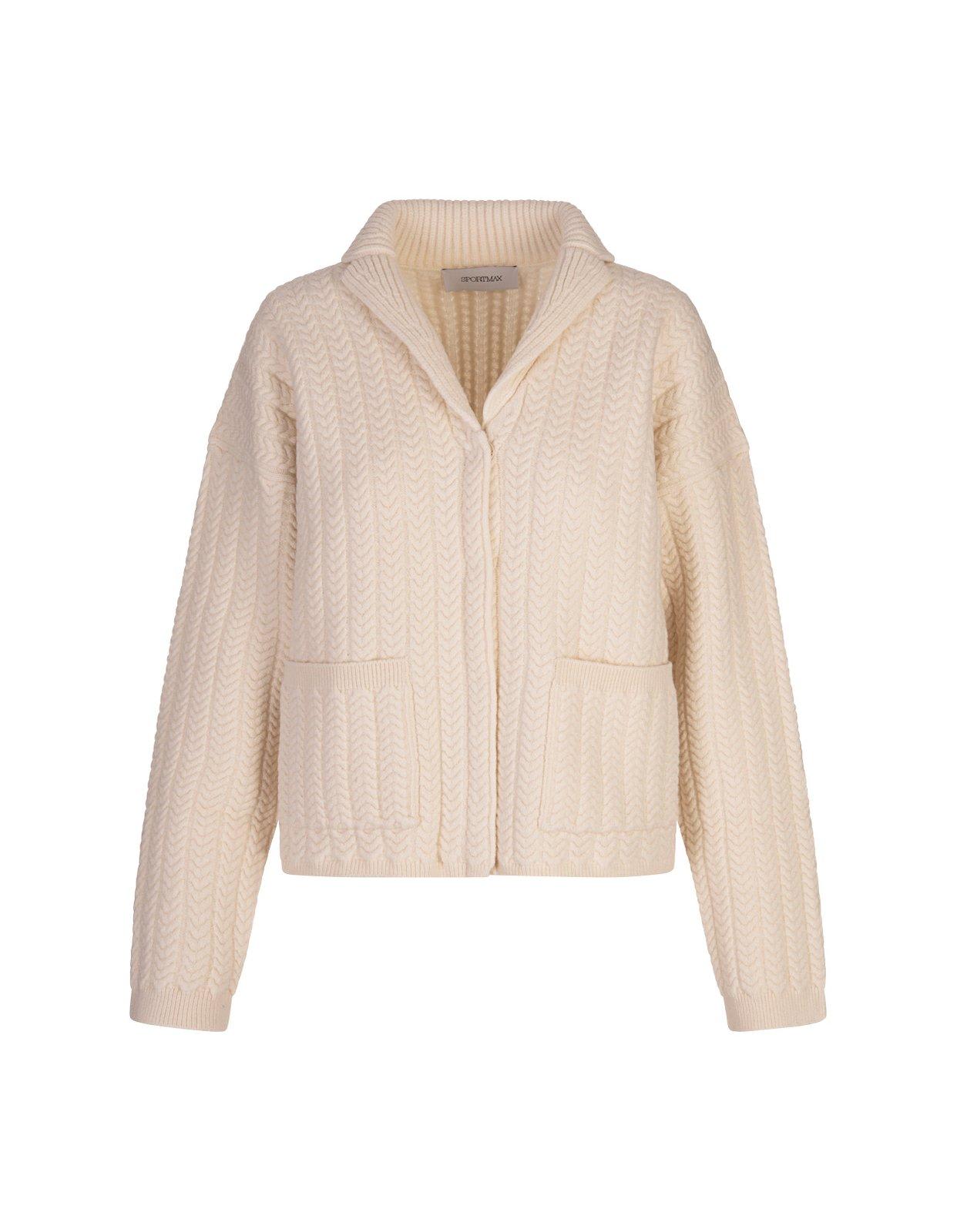 SportMax 纽扣长袖开衫