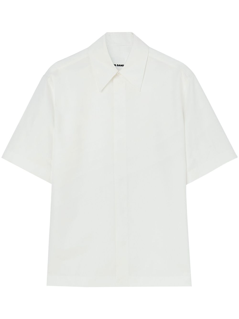 Jil Sander 短袖衬衫 - 白色
