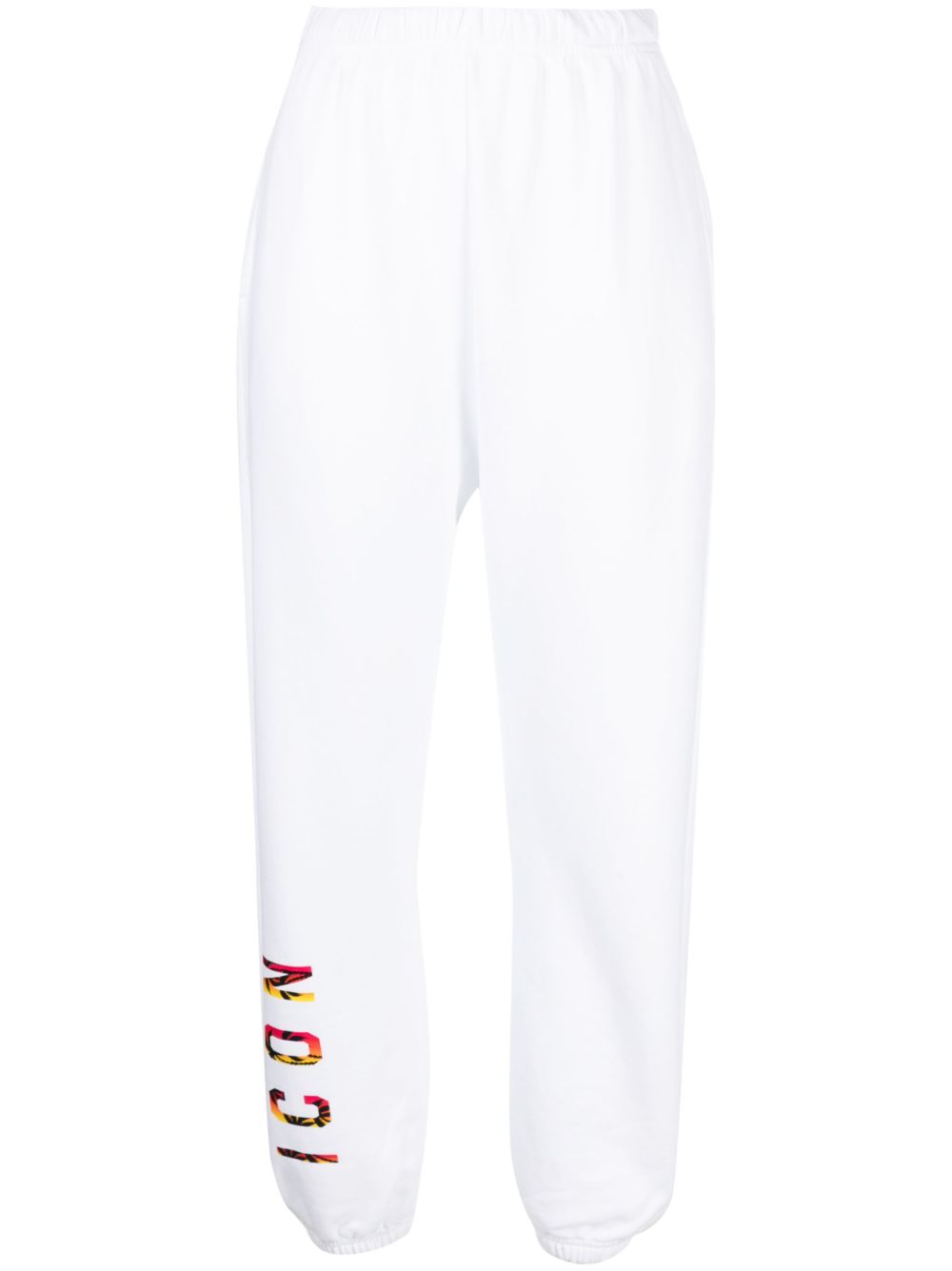 DSQUARED2 logo印花运动裤 - 白色
