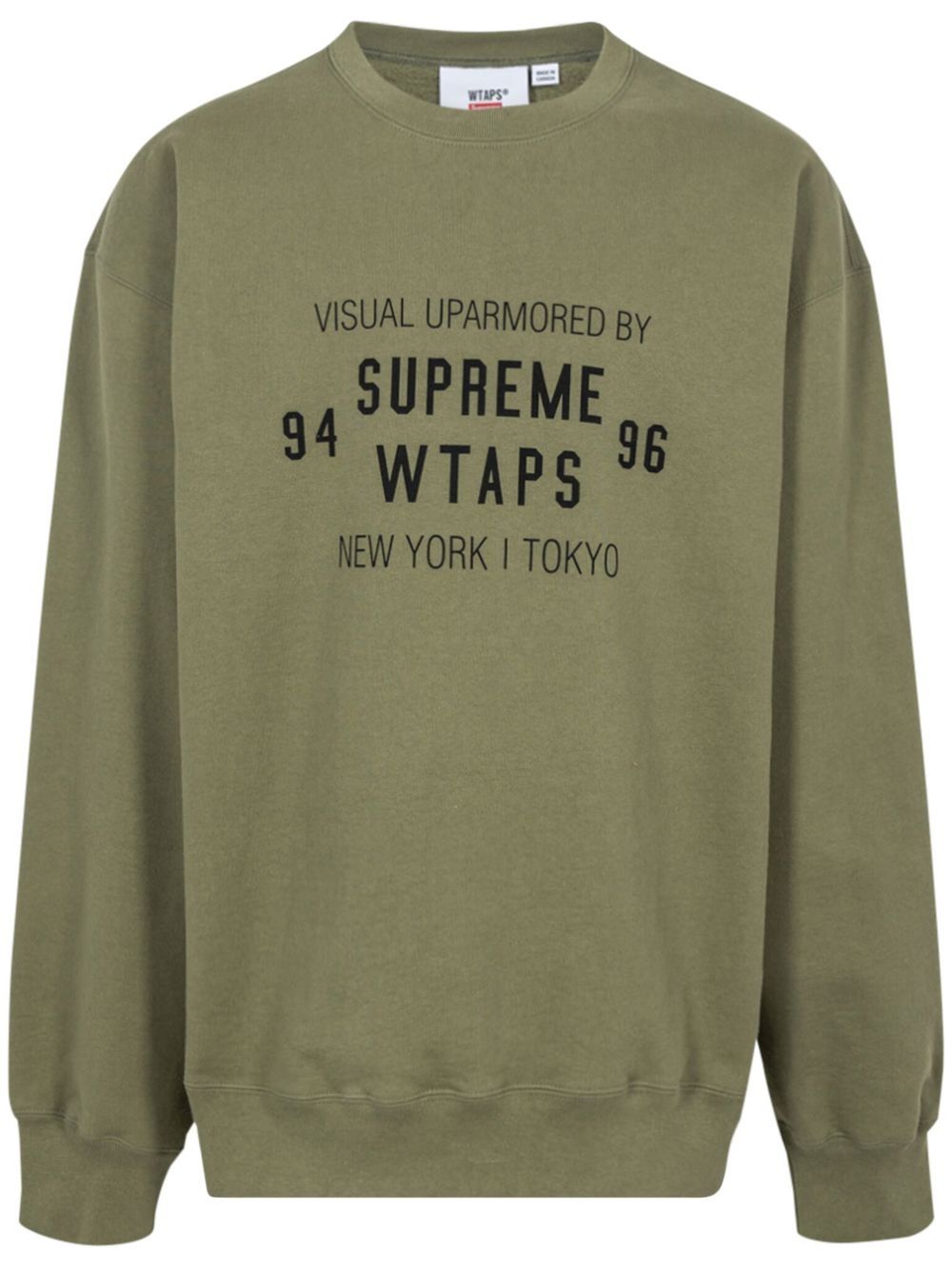 Supreme x WTAPS 圆领卫衣 - 绿色