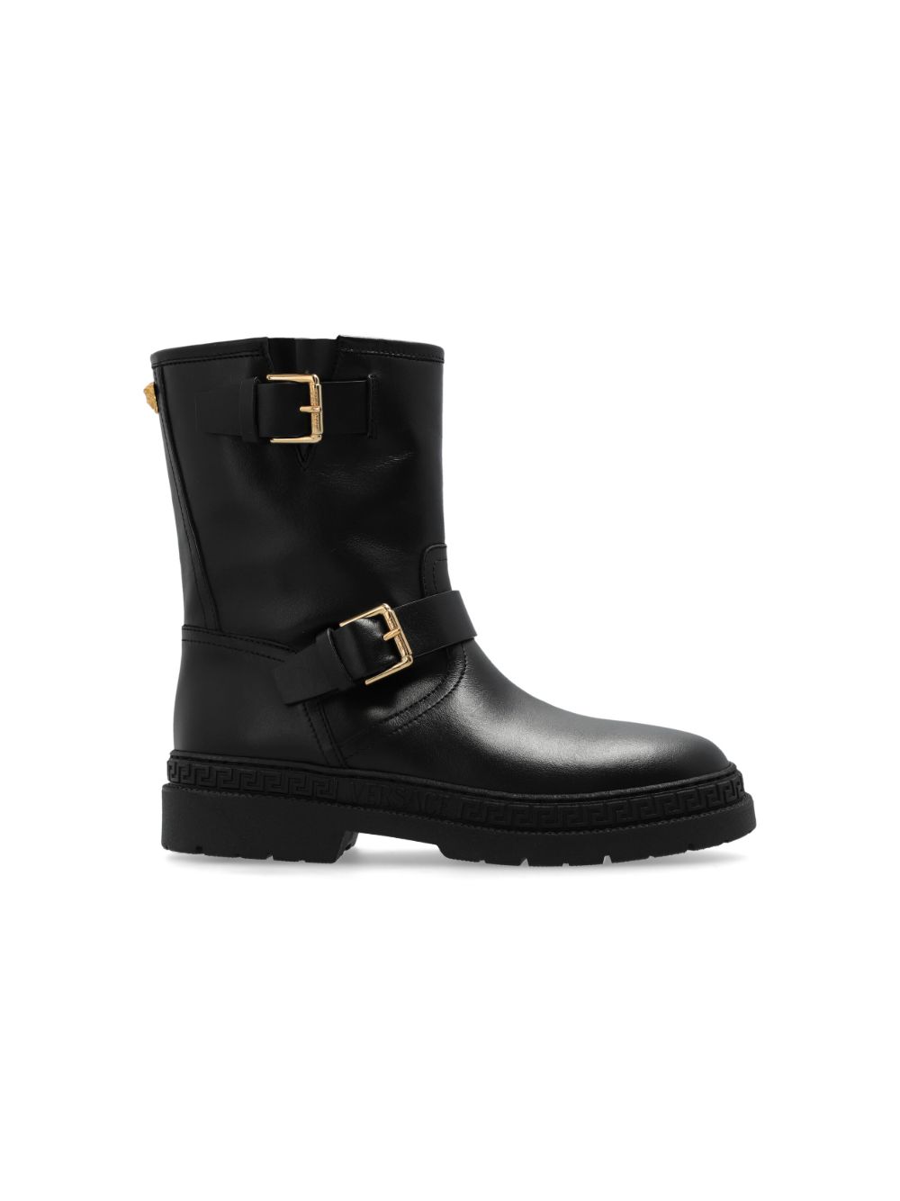 Versace Kids La Medusa 靴子 - 黑色
