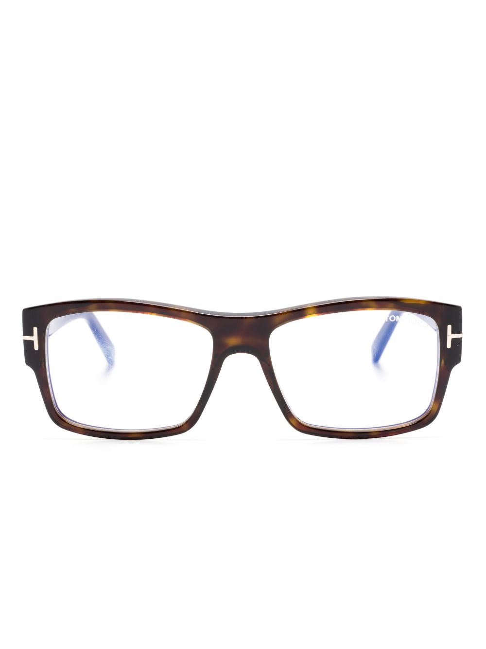 TOM FORD Eyewear 方框眼镜 - 褐色