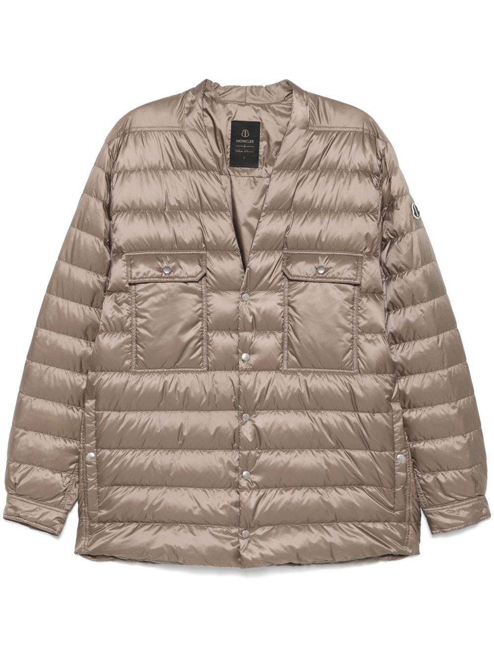 Moncler + Rick Owens x Rick Owens 羽绒夹克 - 褐色