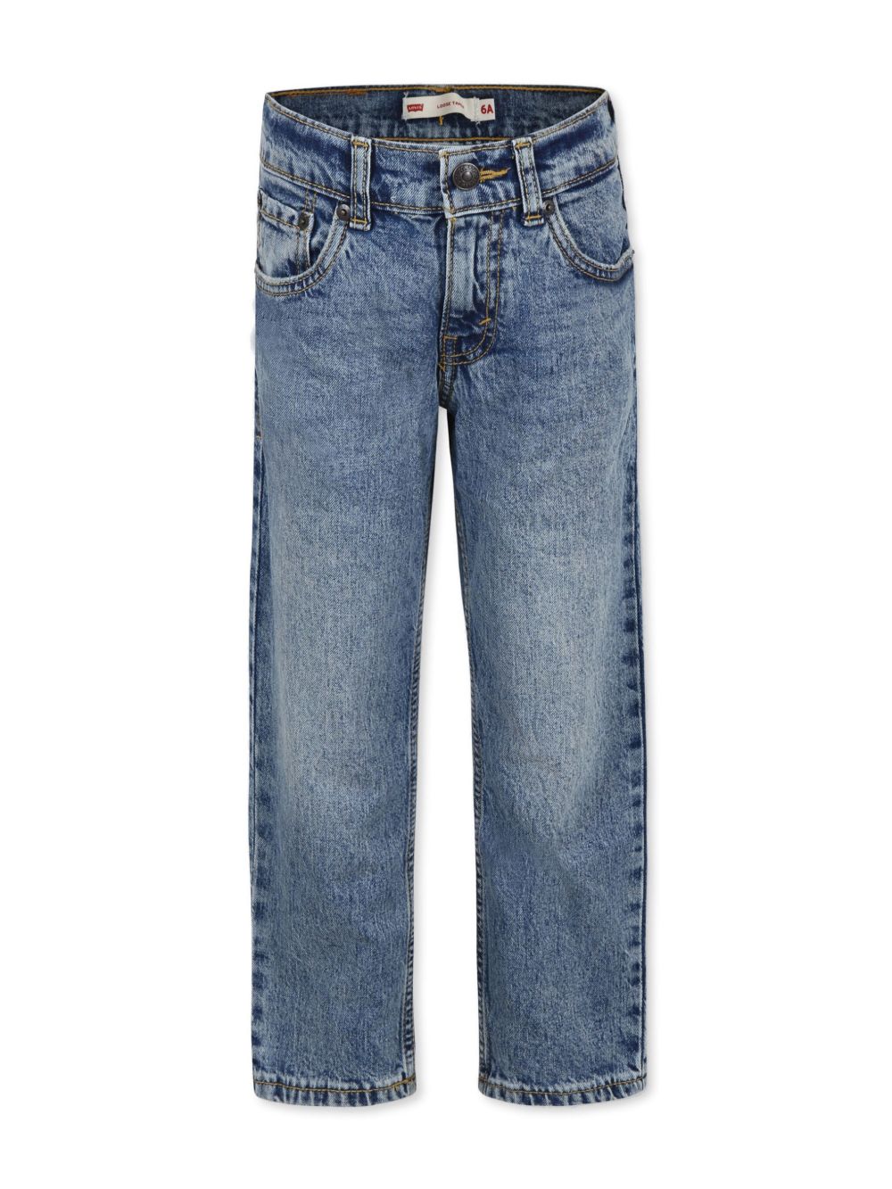 Levi's Kids 直筒牛仔裤 - 蓝色