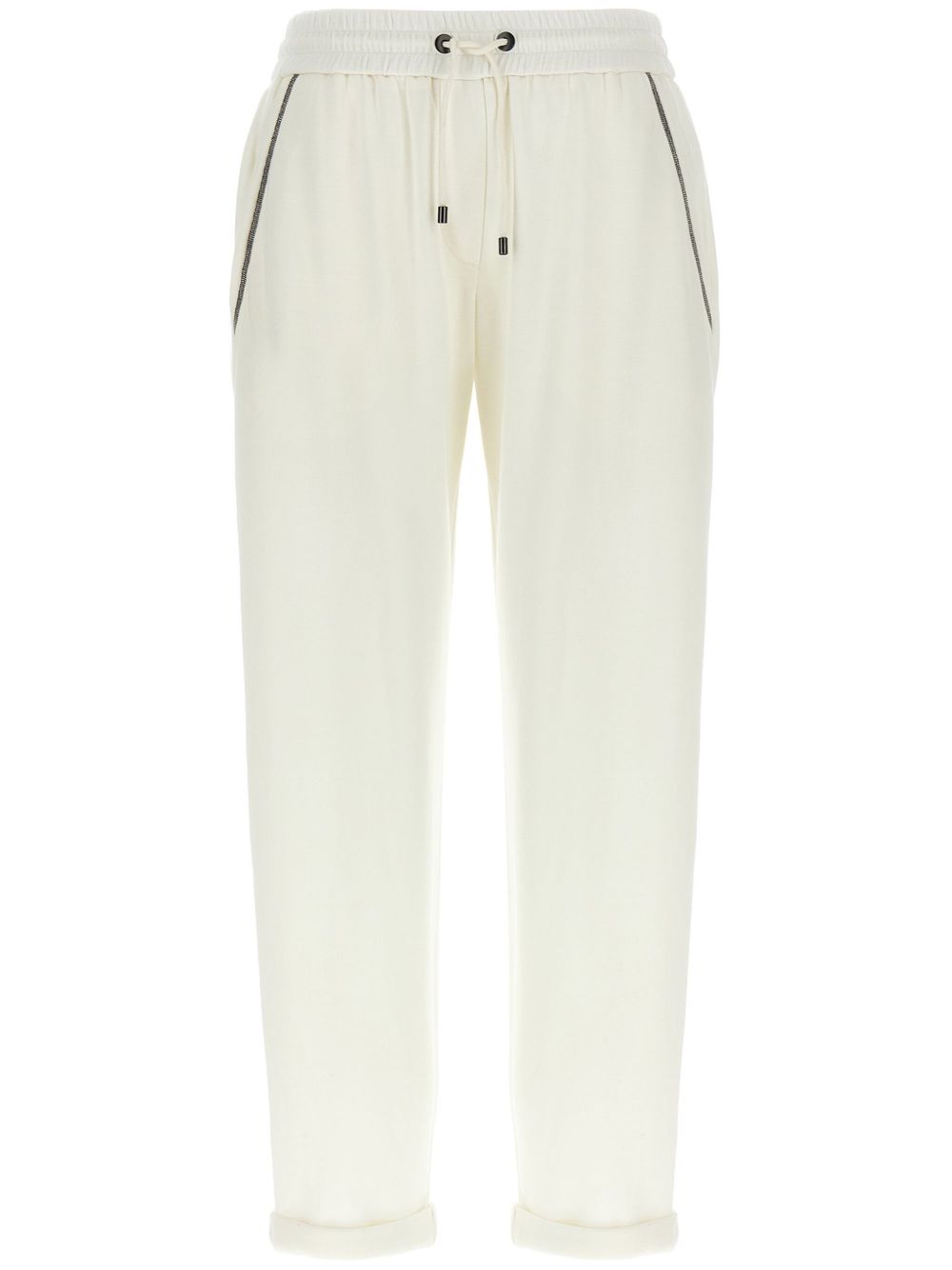Brunello Cucinelli Monile track pants - 白色