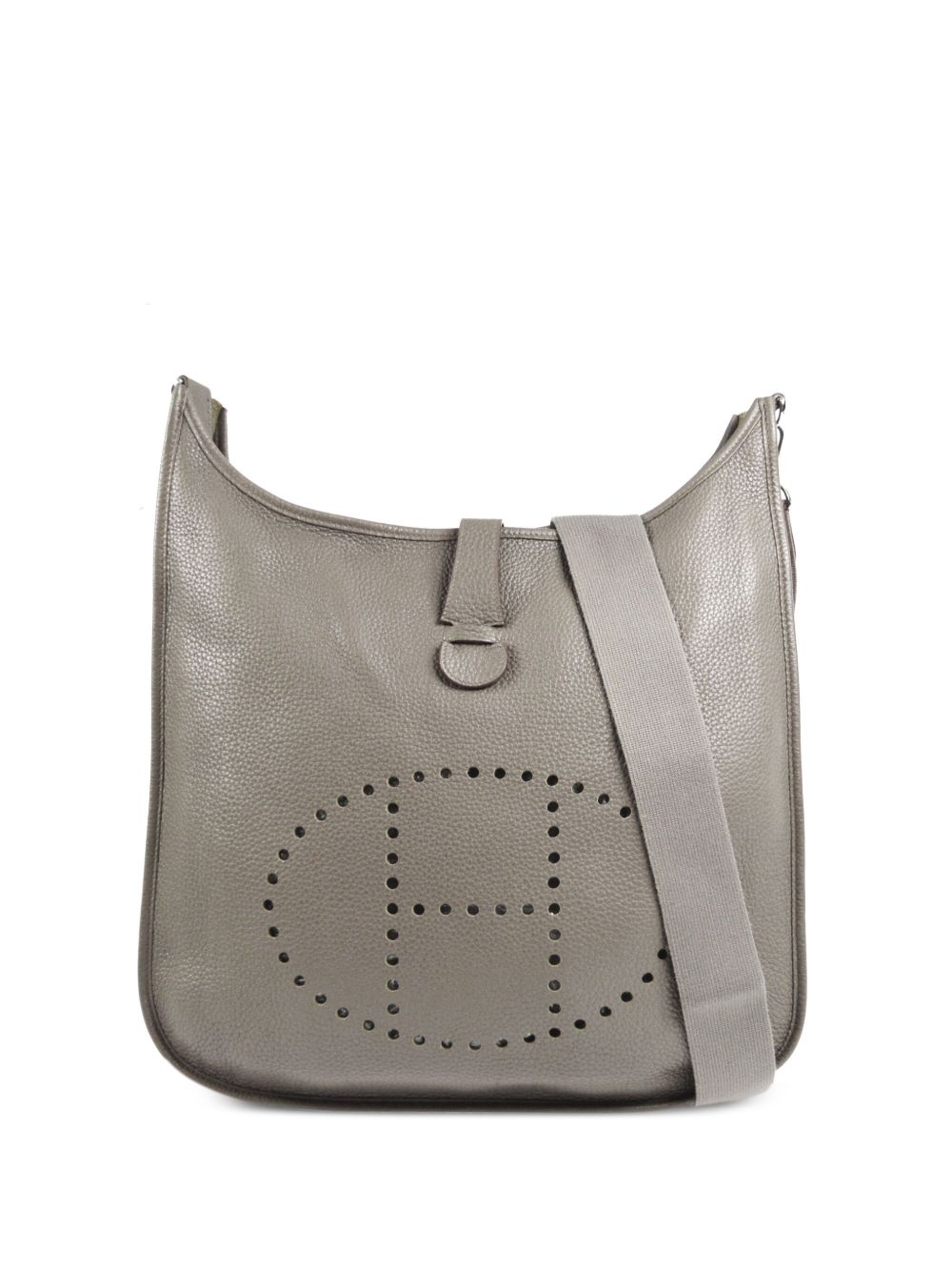 Hermès Pre-Owned Evelyne 3 TGM 单肩包（2012年典藏款） - 灰色