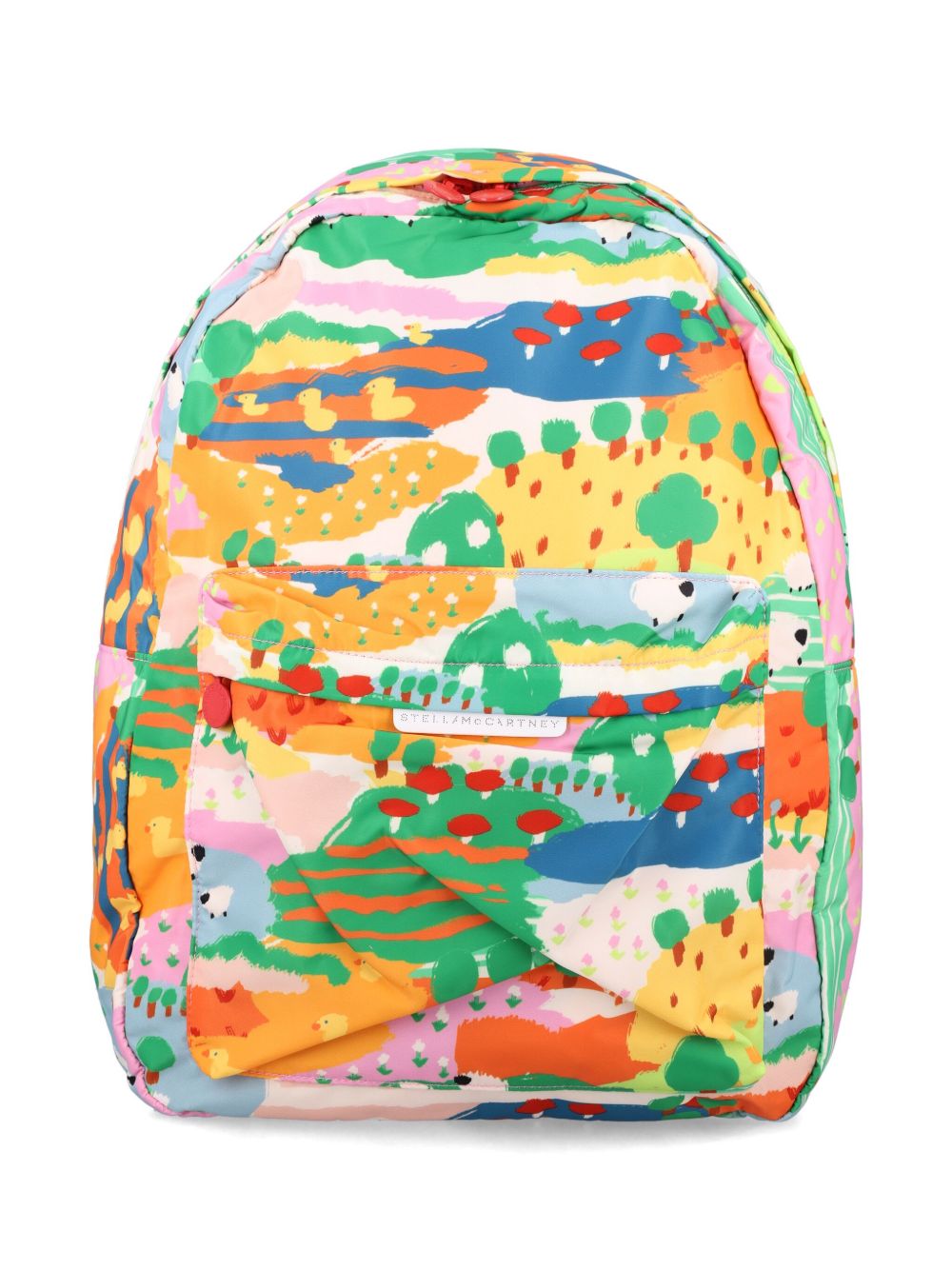 Stella McCartney Kids Fattoria 双肩包 - 橘色