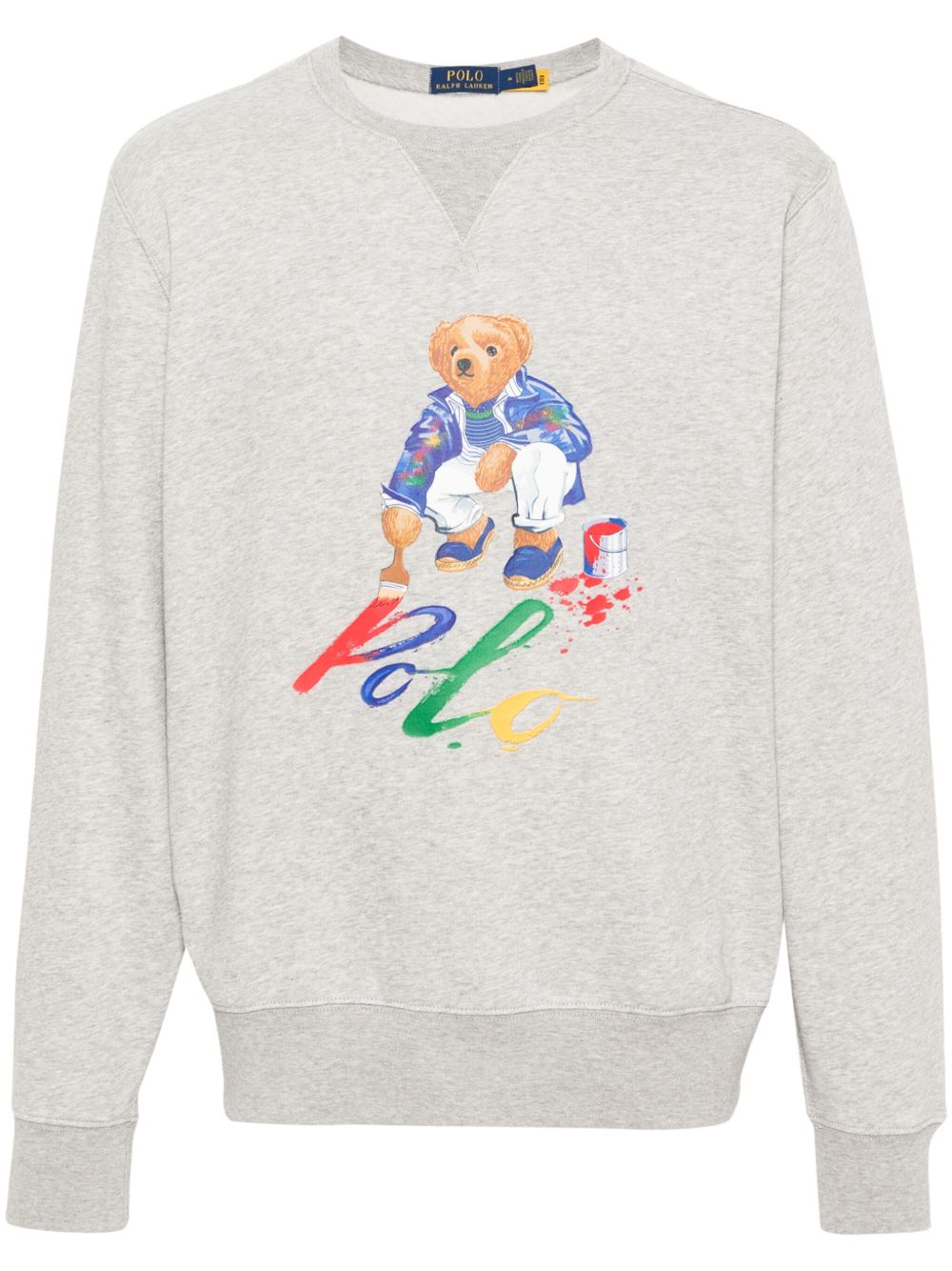 Polo Ralph Lauren Polo Bear 印花卫衣 - 灰色