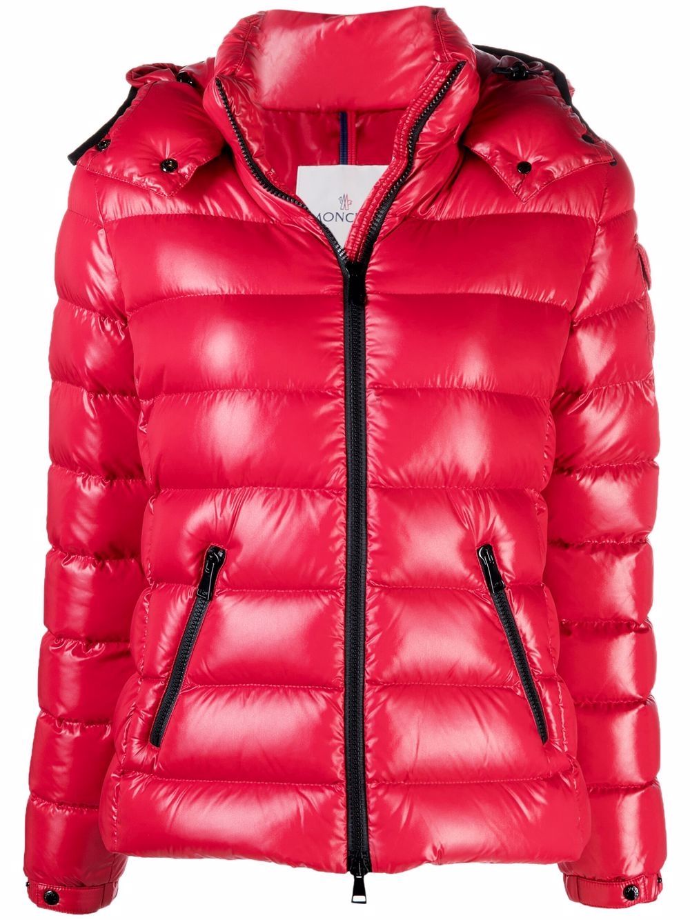 Moncler 盟可睐 连帽绗缝夹克 - 红色