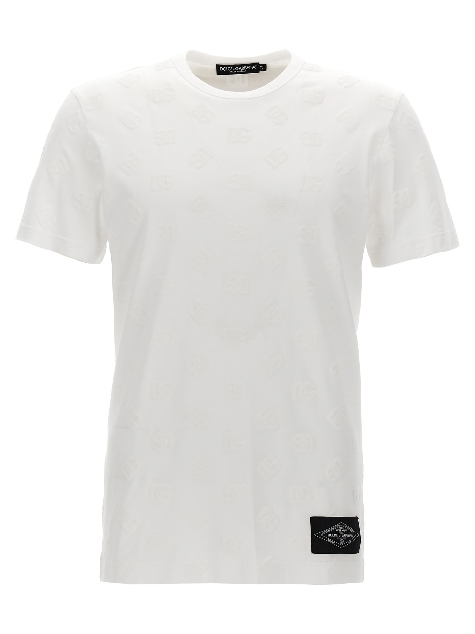 Dolce & Gabbana Flocked Logo T-shirt