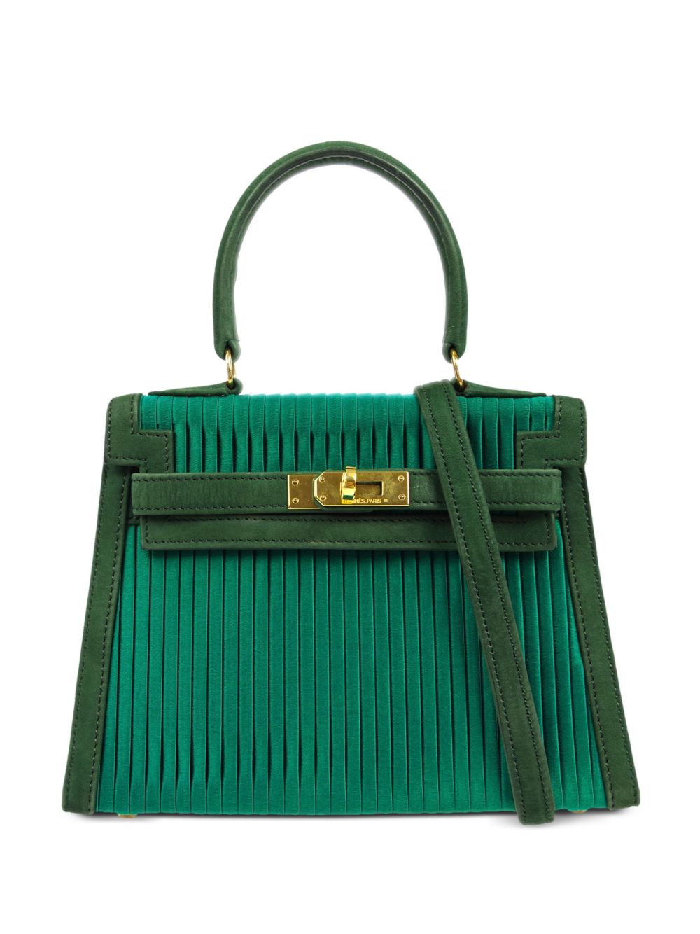 Hermès Pre-Owned Kelly 20 手提包（1990年典藏款） - 绿色