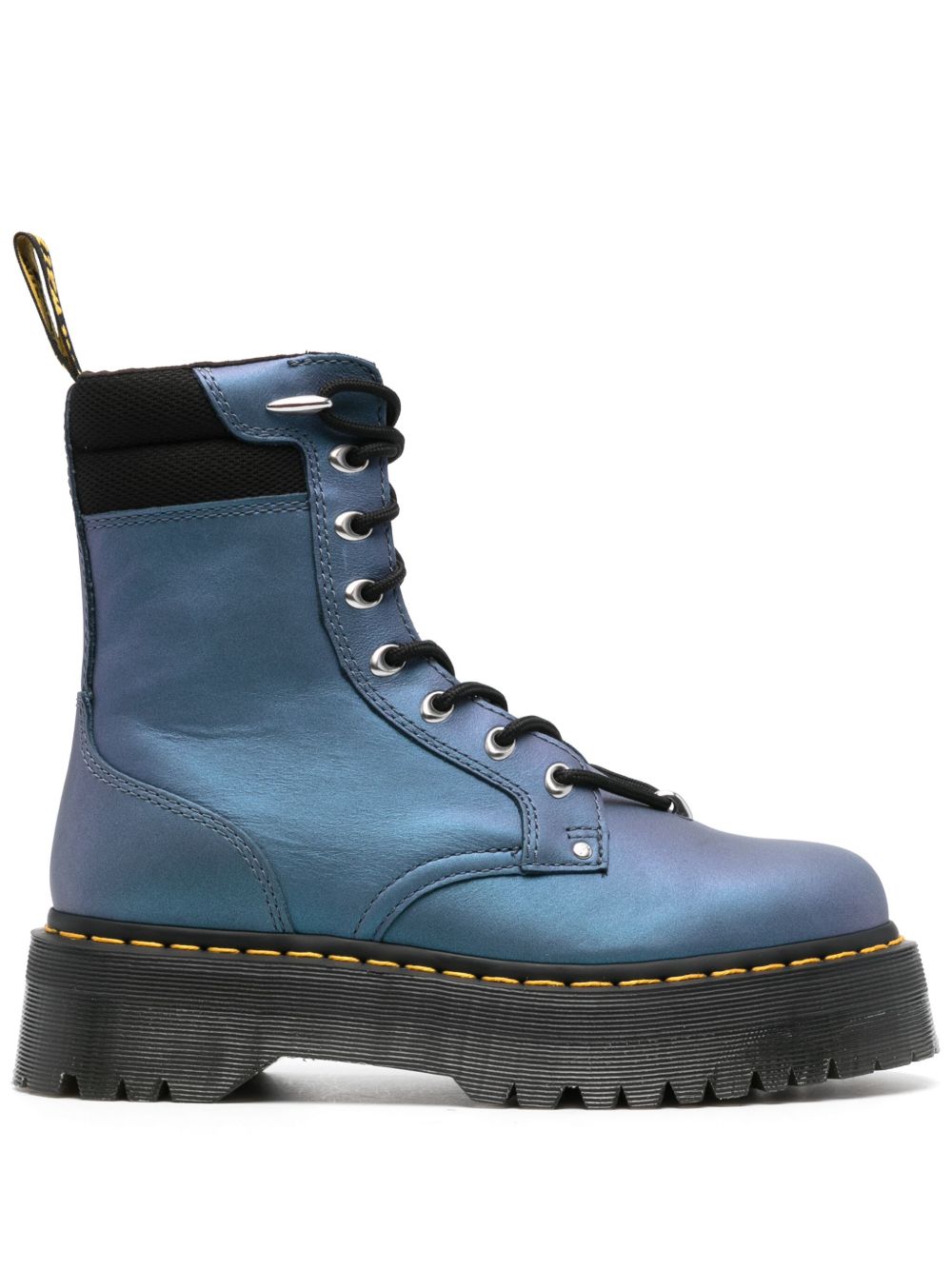 Dr. Martens Jadon II 厚底皮靴 - 蓝色