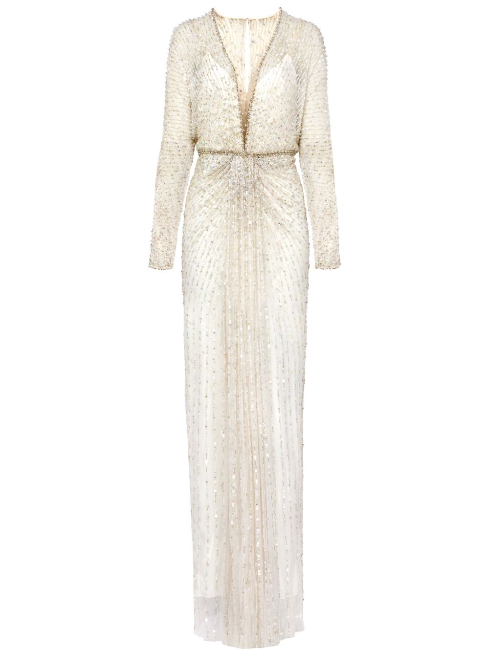 Jenny Packham Nina 连衣裙 - 中性色