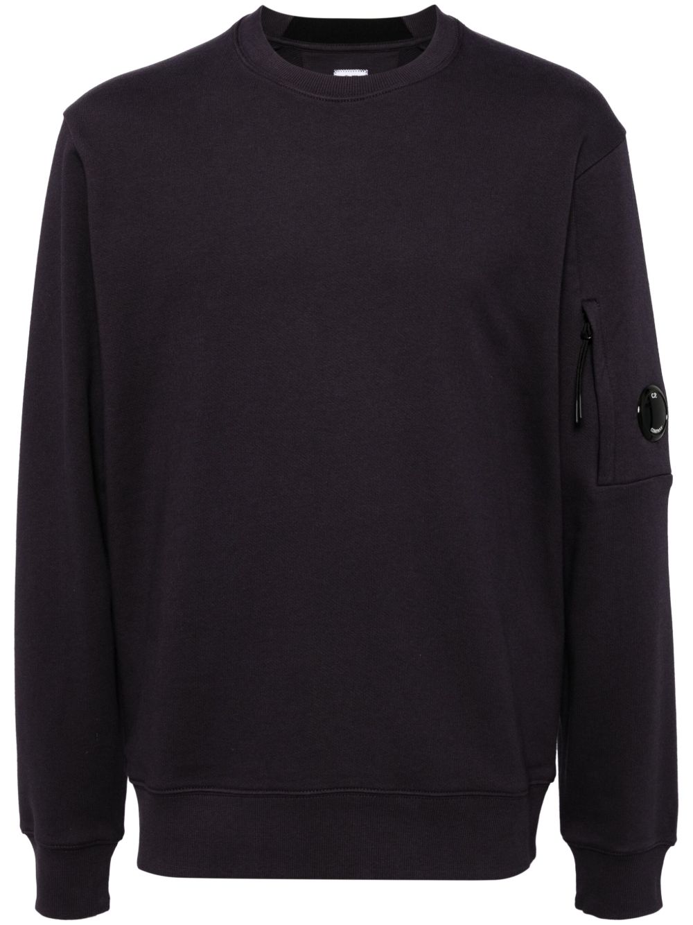 C.P. Company Diagonal Raised Fleece 圆领卫衣 - 橘色