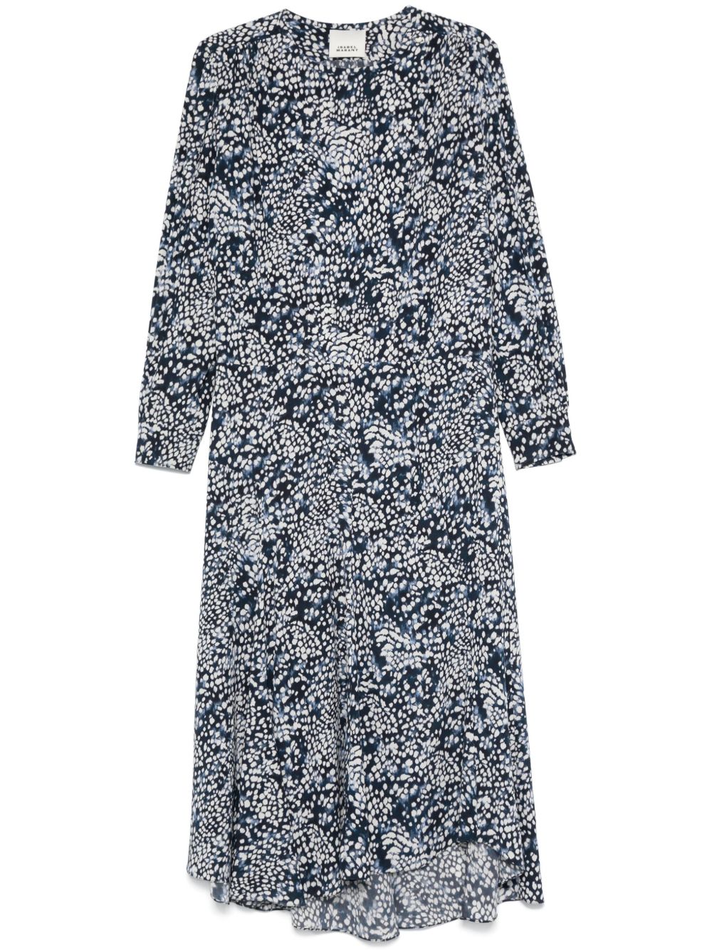ISABEL MARANT Hanane 中长连衣裙 - 蓝色