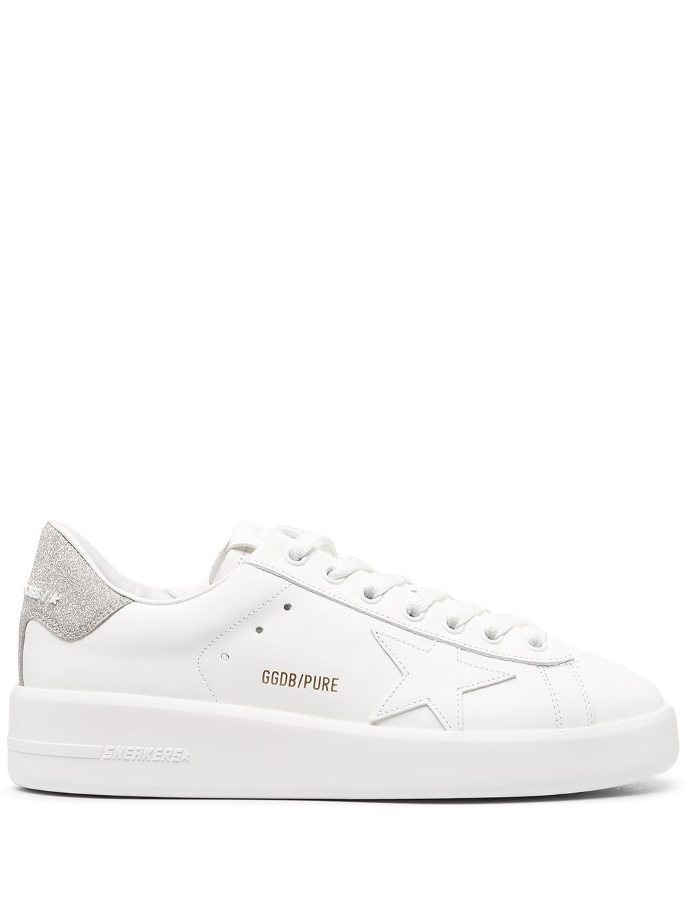Golden Goose Purestar 皮质板鞋 - 白色