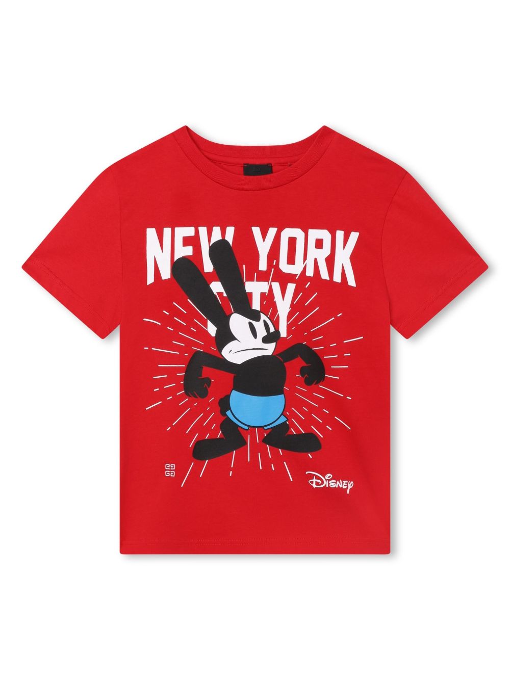 Givenchy Kids x Disney Oswald 印花棉T恤 - 红色