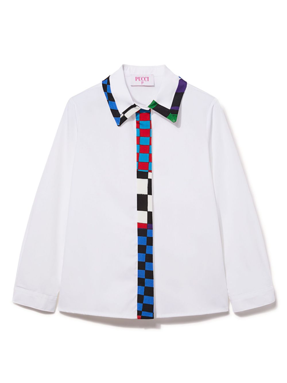 PUCCI Junior Giardino 印花衬衫 - 白色