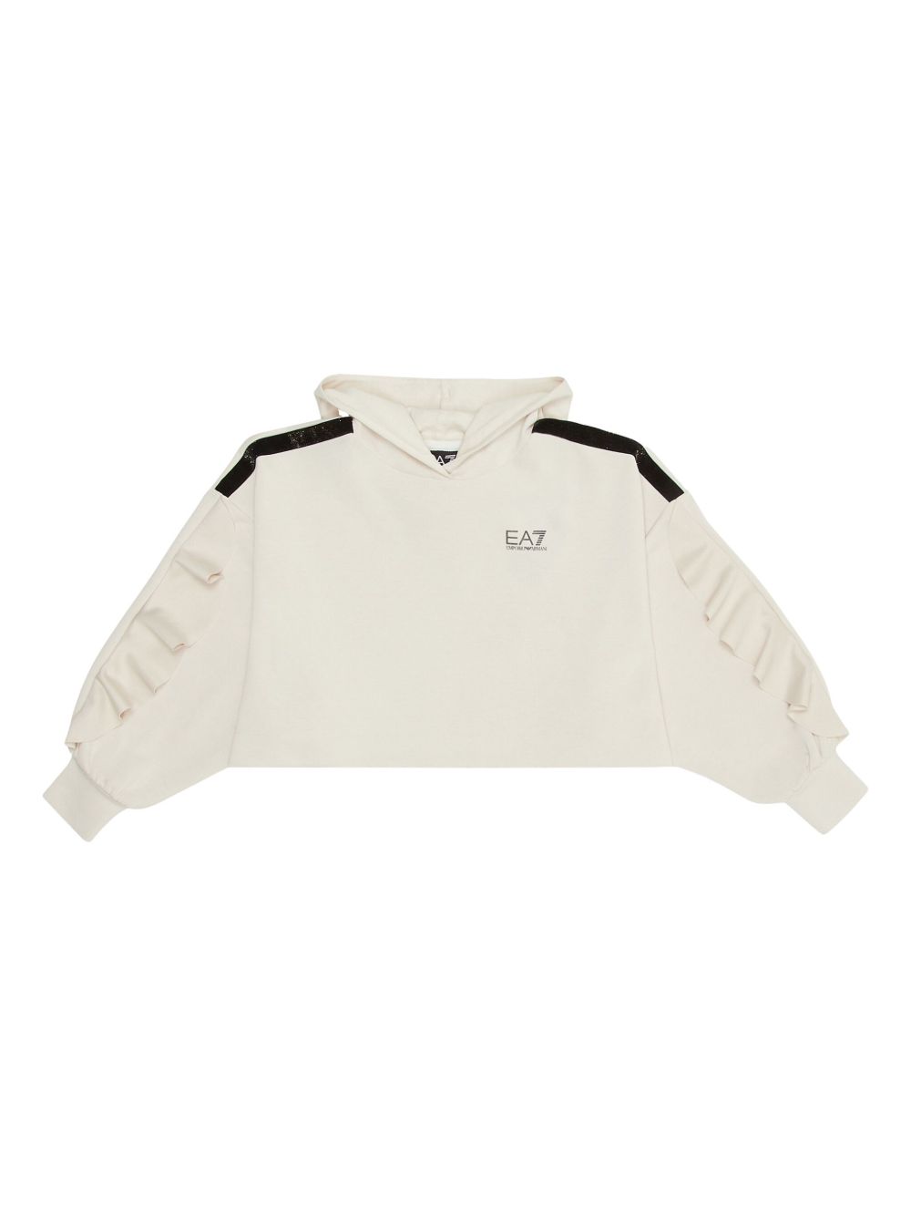Emporio Armani Kids logo连帽衫 - 中性色