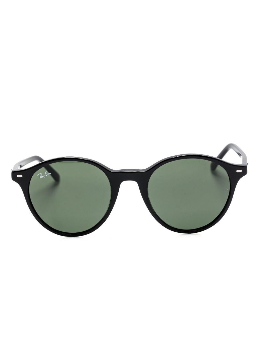 Ray-Ban 椭圆形框太阳眼镜 - 黑色