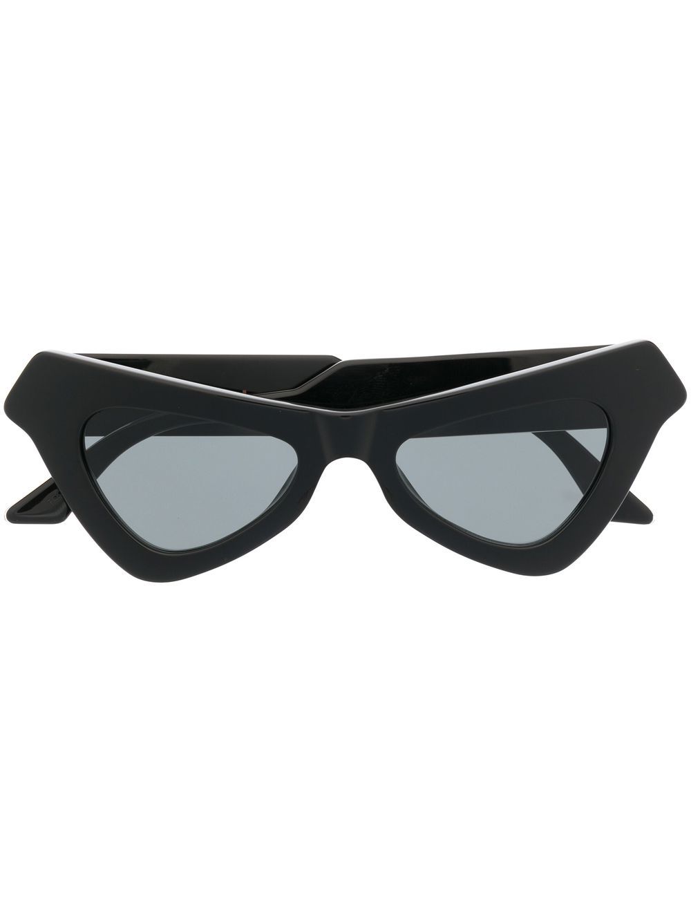 Marni Eyewear Fairy Pool 三角形镜框太阳眼镜 - 黑色