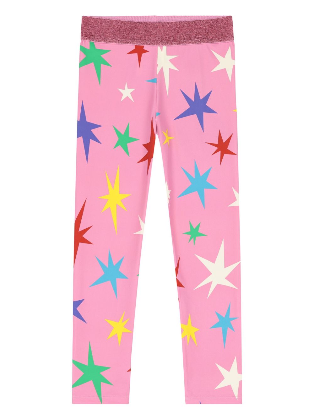 Stella McCartney Kids 星星印花打底裤 - 粉色