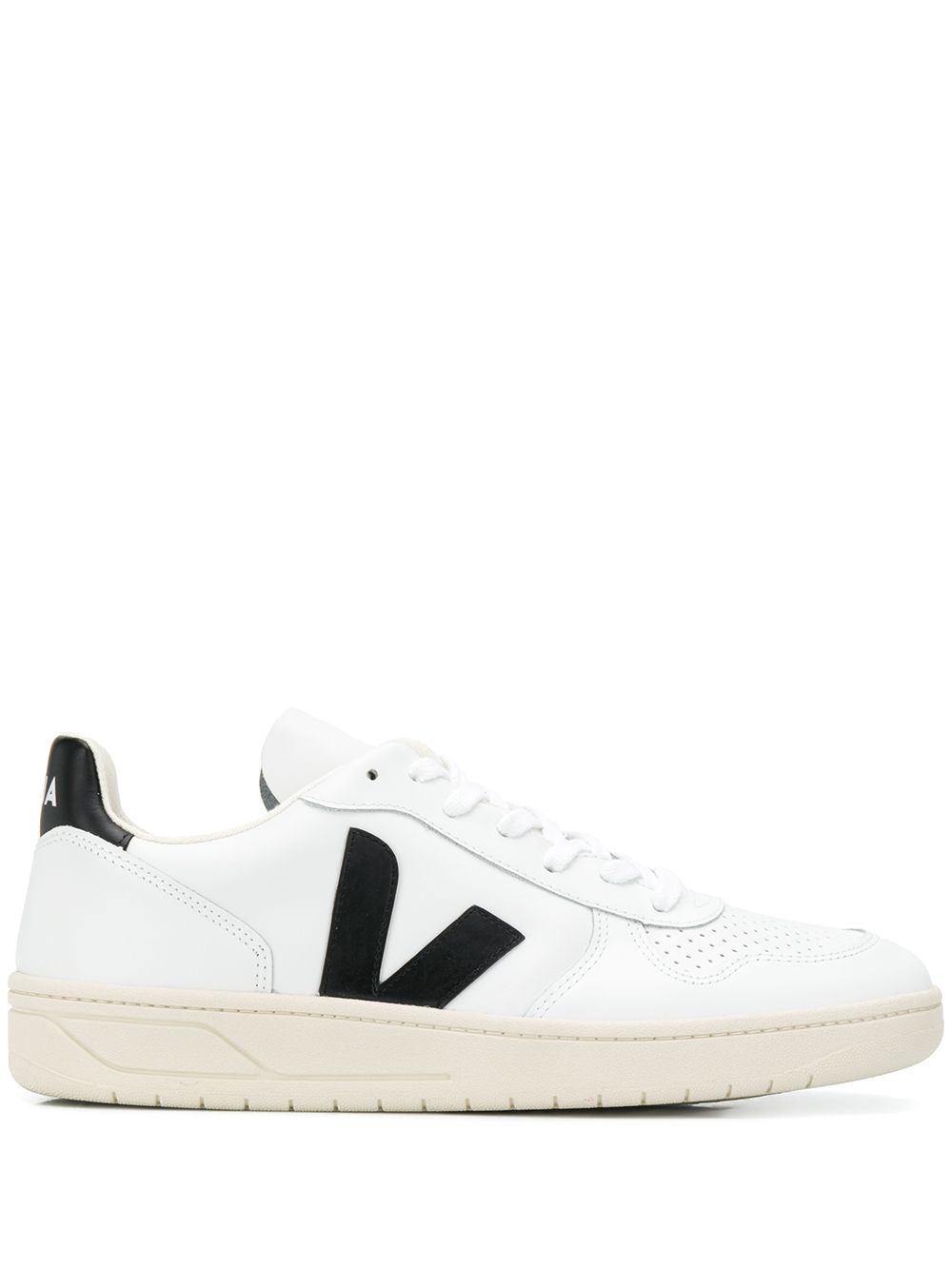 VEJA V-10板鞋 - 白色